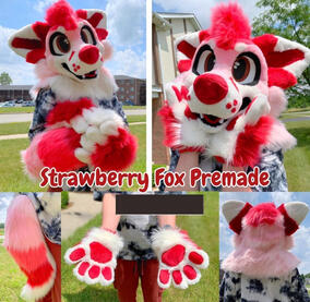 Strawberry Fox Premade (mini partial)- May 2022