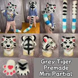 Grey Tiger Premade (mini partial)- Nov 2023 Grey Tiger Premade (mini partial)- Nov 2023