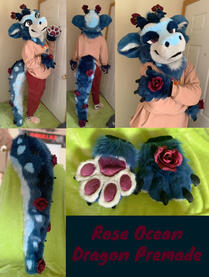 Rose Ocean Dragon Premade (mini partial)- Mar 2023 Rose Ocean Dragon Premade (mini partial)- Mar 2023