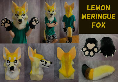 Lemon Meringue Fox Premade (mini partial)- May 2024 Lemon Meringue Fox Premade (mini partial)- May 2024