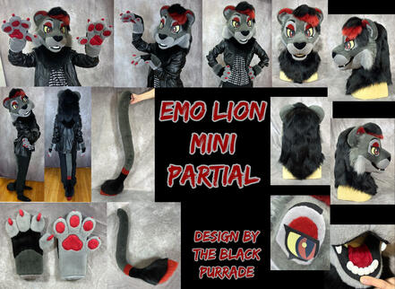 Emo Lion (mini partial)- Apr 2026 Emo Lion (mini partial)- Apr 2026