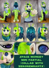 Space Monkey (mini partial collab, handpaws/tail made by zeroremnants)- Mar 2026 Space Monkey (mini partial collab, handpaws/tail made by zeroremnants)- Mar 2026